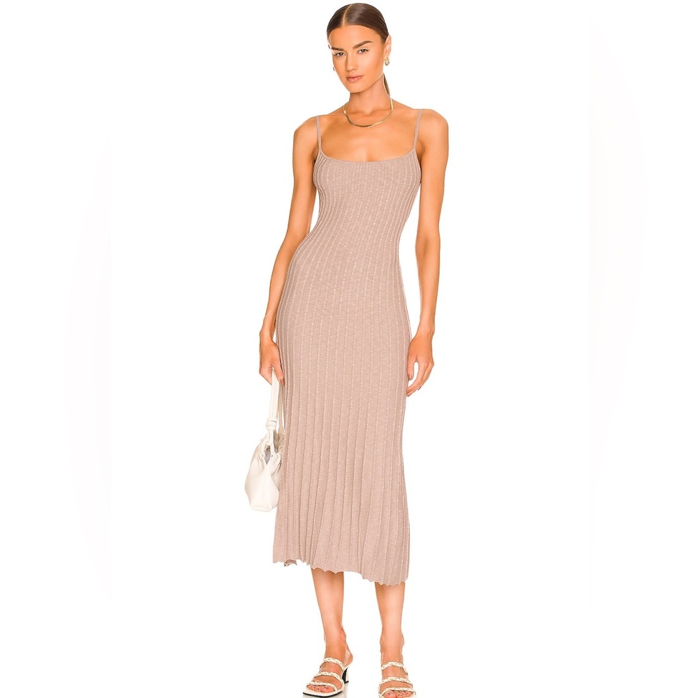 L’Academie Moira midi knit dress